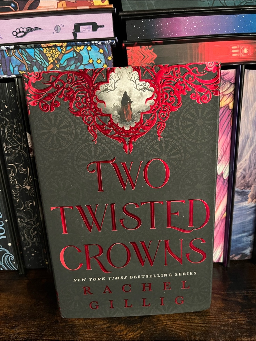 Two Twisted Crowns Deluxe Hardcover Book - - Red and Black